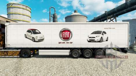 Скин Fiat на полуприцепы для Euro Truck Simulator 2