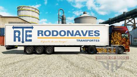 Скин RTE Rodonaves Transportes на полуприцепы для Euro Truck Simulator 2