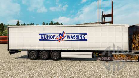 Скин Nijhof Wassink на полуприцепы для Euro Truck Simulator 2
