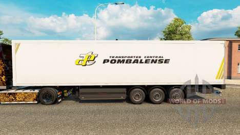 Скин Pombalense на полуприцепы для Euro Truck Simulator 2