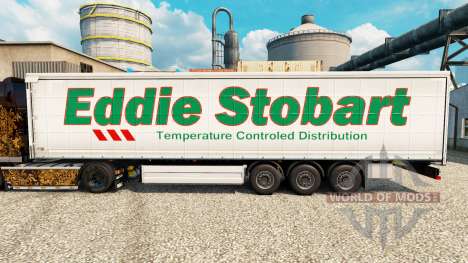 Скин Eddie Stobart на полуприцепы для Euro Truck Simulator 2