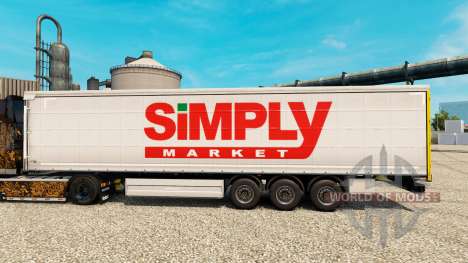 Скин Simply Market на полуприцепы для Euro Truck Simulator 2