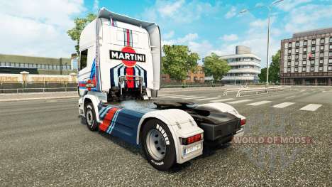 Скин Martini Rancing на тягач Scania для Euro Truck Simulator 2