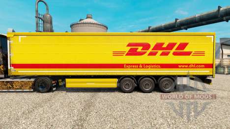 Скин DHL v4 на полуприцепы для Euro Truck Simulator 2