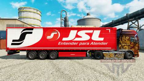 Скин JSL на полуприцепы для Euro Truck Simulator 2