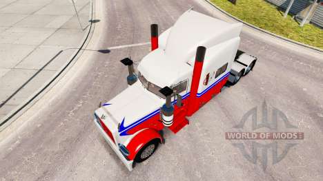 Скин Ferrero Kinderriegel на тягач Peterbilt 389 для American Truck Simulator