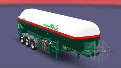 Полуприцеп-цистерна Air Products для Euro Truck Simulator 2