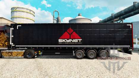 Скин Skynet на полуприцепы для Euro Truck Simulator 2