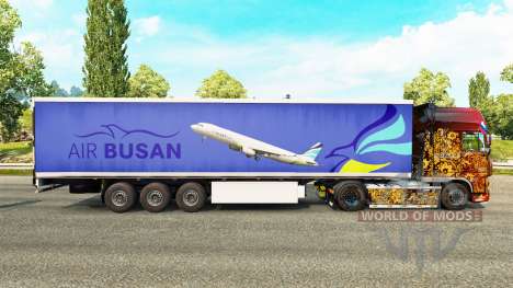 Скин Air Busan на полуприцепы для Euro Truck Simulator 2