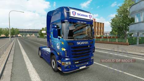 Рекламный световой короб для Scania для Euro Truck Simulator 2
