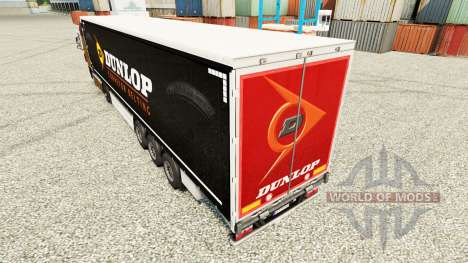 Скин Dunlop на полуприцепы для Euro Truck Simulator 2