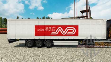 Скин Norbert Dentressangle на полуприцепы для Euro Truck Simulator 2