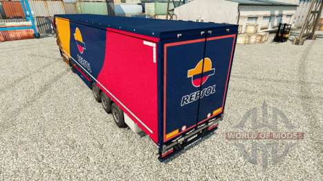 Скин Repsol на полуприцепы для Euro Truck Simulator 2