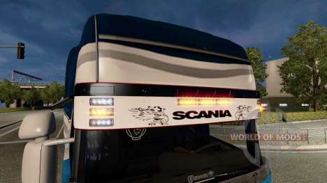 Солнцезащитный козырек Scania v2.0 для Euro Truck Simulator 2