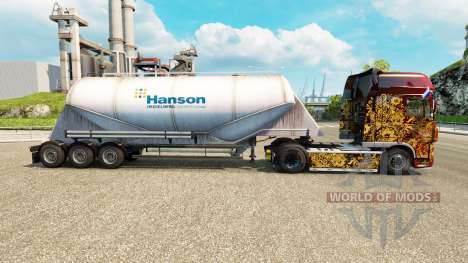 Скин Hanson на цементный полуприцеп для Euro Truck Simulator 2