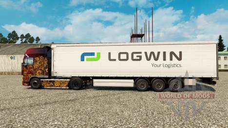 Скин Logwin на полуприцепы для Euro Truck Simulator 2