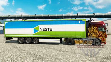 Скин Neste на полуприцепы для Euro Truck Simulator 2