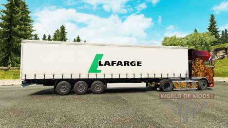 Скин Lafarge на полуприцепы для Euro Truck Simulator 2