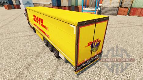 Скин DHL на полуприцепы для Euro Truck Simulator 2