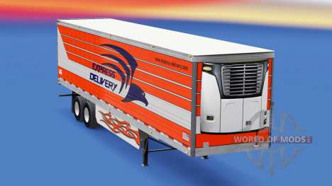 Скин Express Delivery на полуприцепы для American Truck Simulator