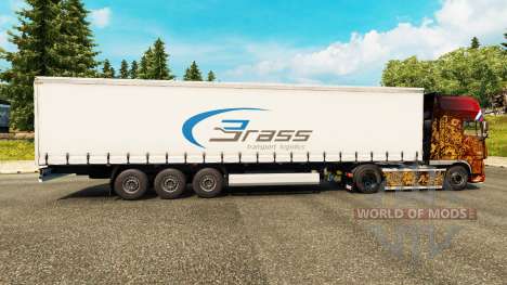 Скин Brass Transport Logistics на полуприцепы для Euro Truck Simulator 2