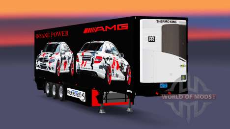 Полуприцеп-рефрижератор AMG Power для Euro Truck Simulator 2