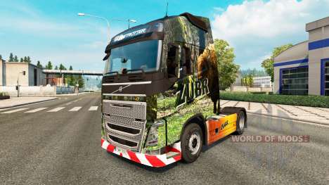 Скин Zubr на тягач Volvo для Euro Truck Simulator 2