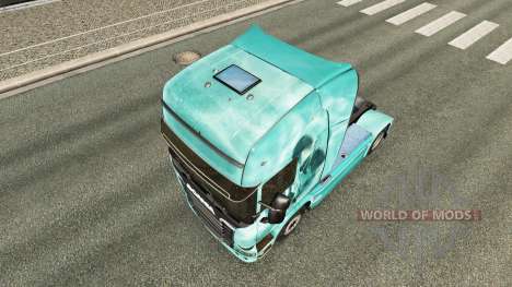 Скин Skull на тягач Scania для Euro Truck Simulator 2