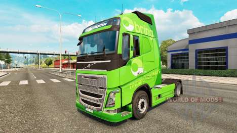 Скин Bring на тягач Volvo для Euro Truck Simulator 2