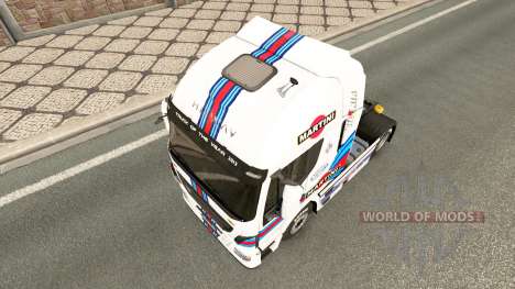 Скин Martini Racing на тягач Iveco для Euro Truck Simulator 2