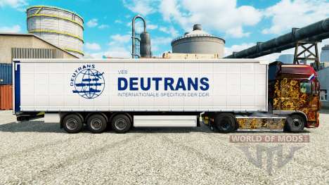 Скин Deutrans на полуприцепы для Euro Truck Simulator 2