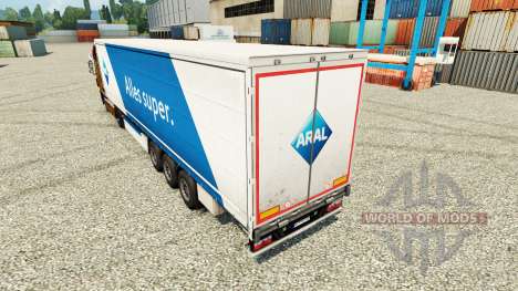 Скин ARAL на полуприцепы для Euro Truck Simulator 2