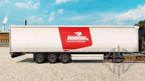 Скин Siodemka на шторный полуприцеп для Euro Truck Simulator 2