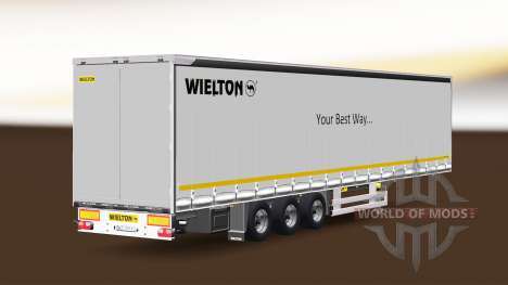 Шторный полуприцеп Wielton v1.1 для Euro Truck Simulator 2