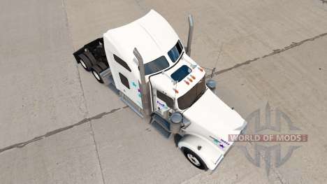 Скин FedEx Custom Critical на Kenworth W900 для American Truck Simulator