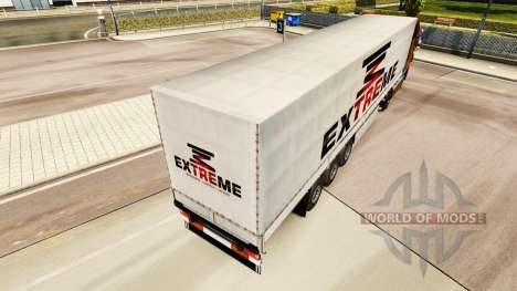 Скин Extreme на полуприцепы для Euro Truck Simulator 2
