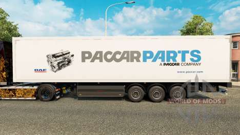 Скин Paccar Parts на полуприцепы для Euro Truck Simulator 2