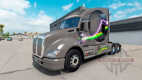 Скин Affari Transport на тягач Kenworth T680 для American Truck Simulator