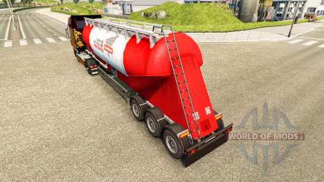 Скин Nassau на цементный полуприцеп для Euro Truck Simulator 2