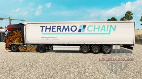 Скин Thermo Chain на шторный полуприцеп для Euro Truck Simulator 2