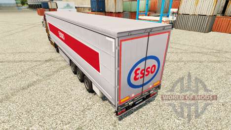 Скин Esso на полуприцепы для Euro Truck Simulator 2