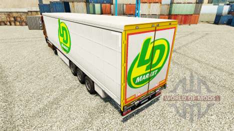 Скин LD Market на полуприцепы для Euro Truck Simulator 2