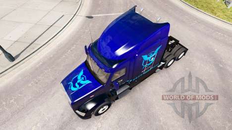 Скин Mystic на тягач Peterbilt 579 для American Truck Simulator
