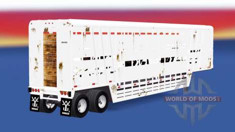 Полуприцеп-скотовоз Wilson для American Truck Simulator