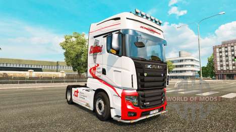 Скин Dukes Transport на тягач Scania R700 для Euro Truck Simulator 2