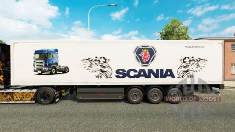 Скин Scania на полуприцепы для Euro Truck Simulator 2