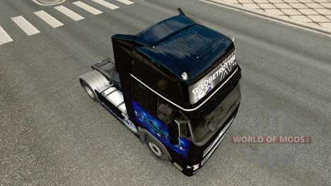 Скин FC Schalke 04 на тягач Volvo для Euro Truck Simulator 2
