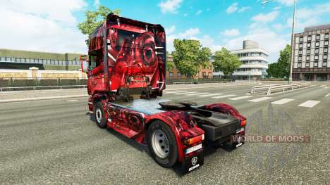 Скин Hintergrund на тягач Scania для Euro Truck Simulator 2