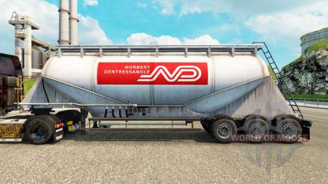 Скин Norbert на цементный полуприцеп для Euro Truck Simulator 2
