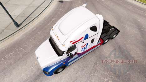Скин A.T.A на тягач Freightliner Cascadia для American Truck Simulator